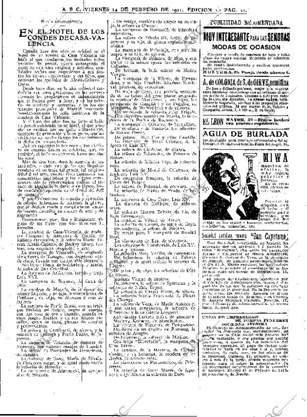 ABC MADRID 24-02-1911 página 11