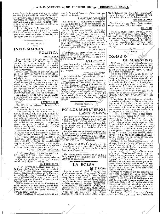 ABC MADRID 24-02-1911 página 8