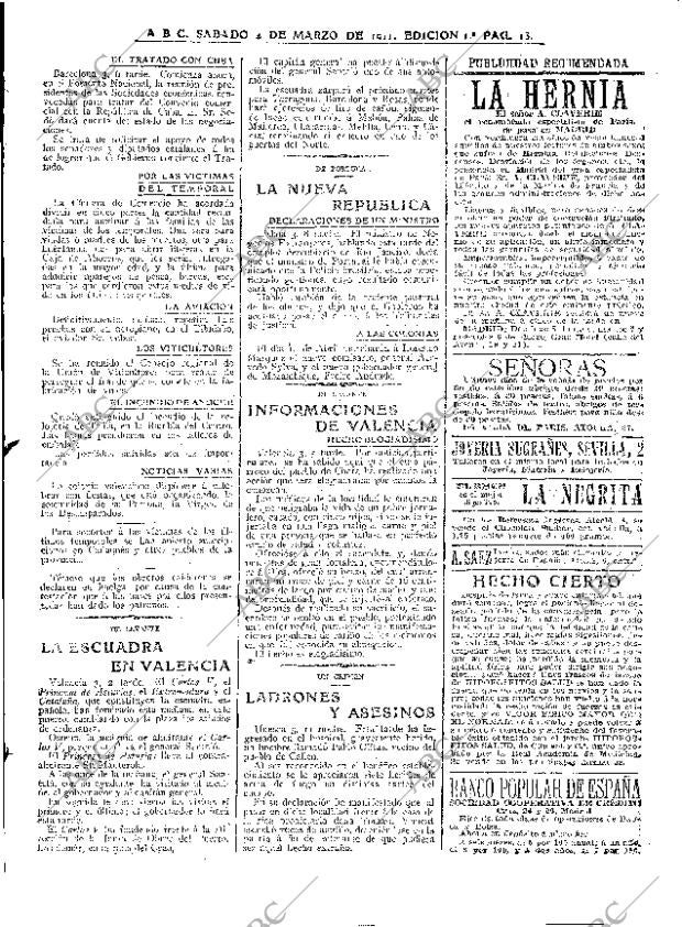 ABC MADRID 04-03-1911 página 13