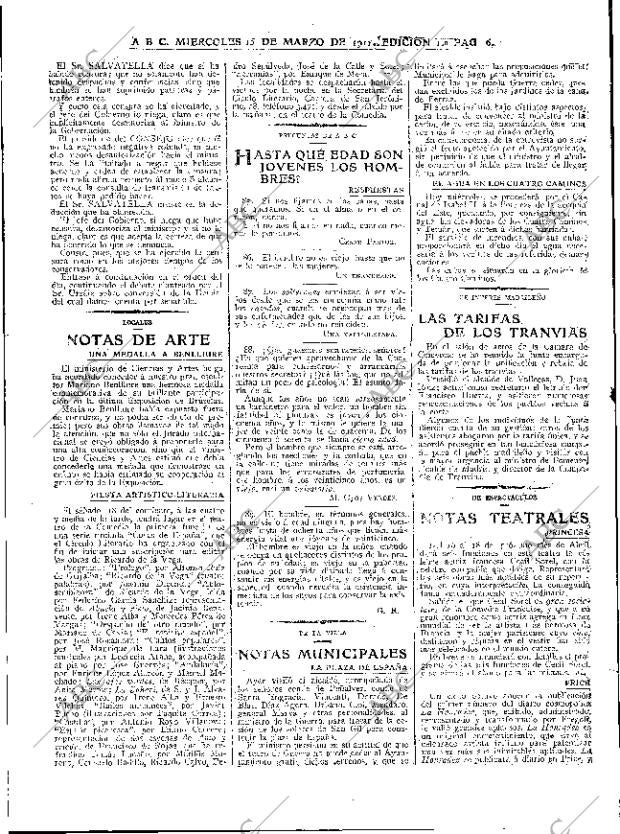 ABC MADRID 15-03-1911 página 6