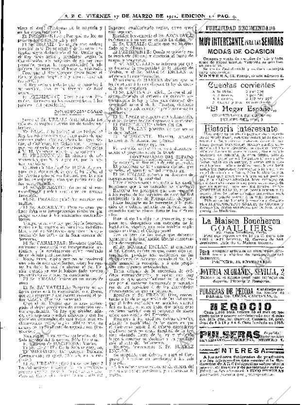 ABC MADRID 17-03-1911 página 9