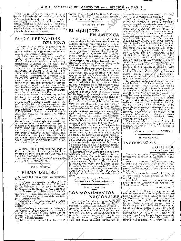 ABC MADRID 18-03-1911 página 6