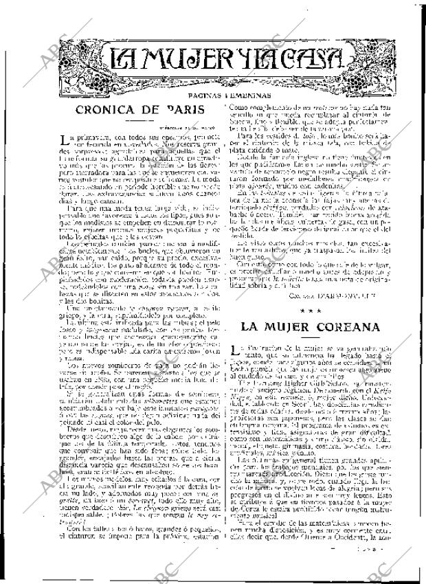 BLANCO Y NEGRO MADRID 26-03-1911 página 14