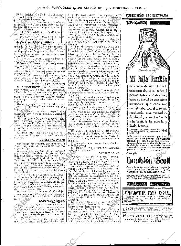 ABC MADRID 29-03-1911 página 9
