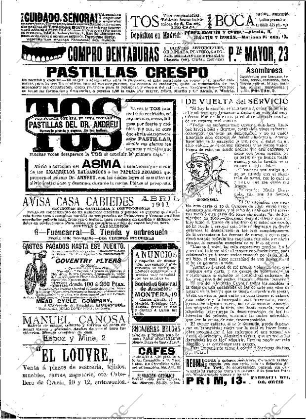 ABC MADRID 04-04-1911 página 20