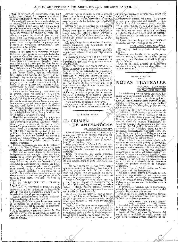 ABC MADRID 05-04-1911 página 10