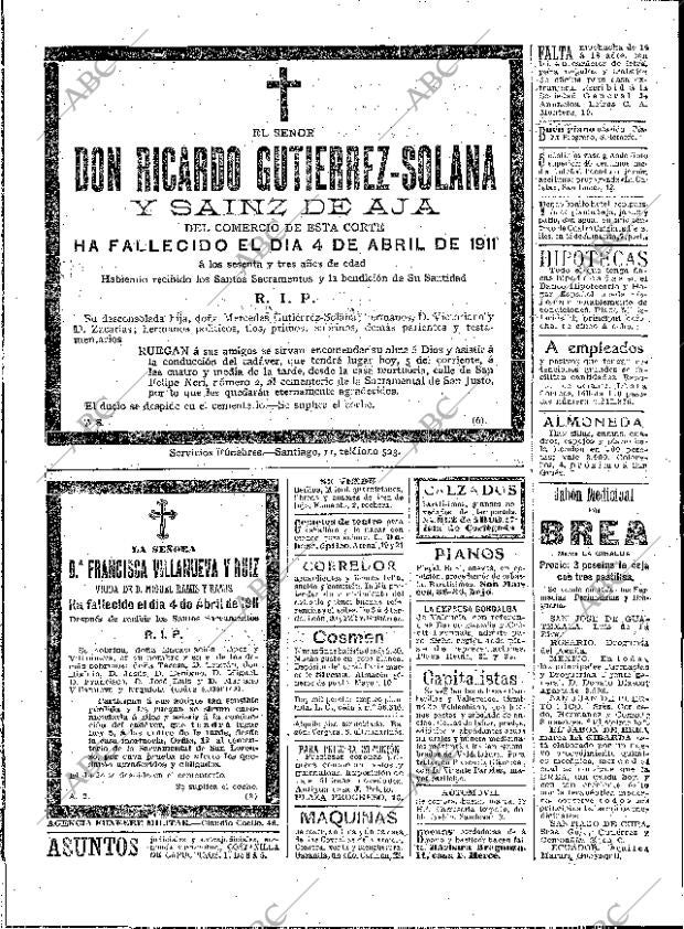 ABC MADRID 05-04-1911 página 16