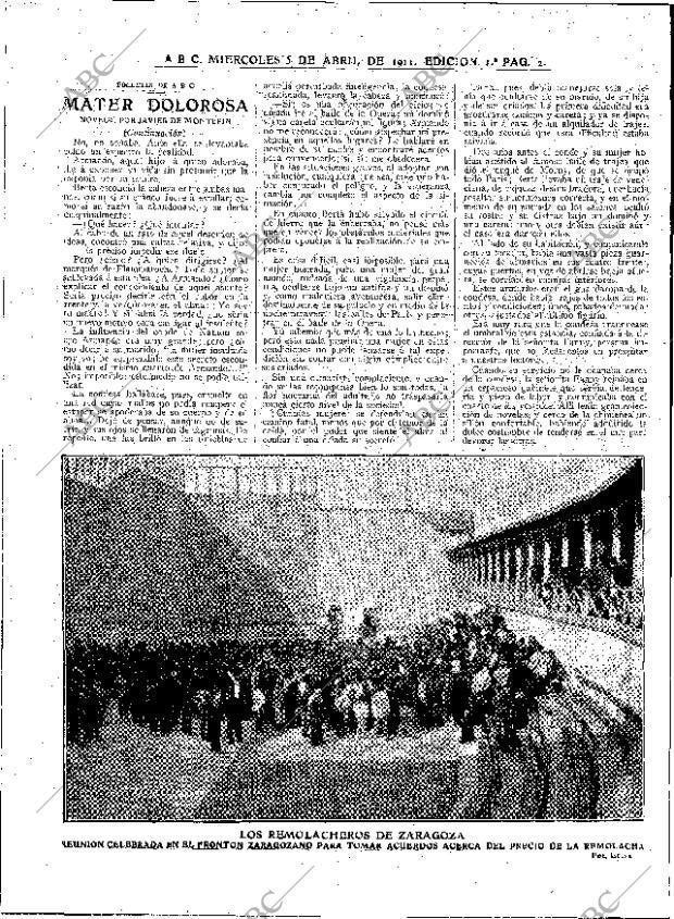 ABC MADRID 05-04-1911 página 2