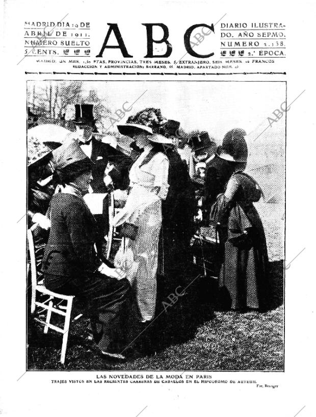 ABC MADRID 19-04-1911 página 1