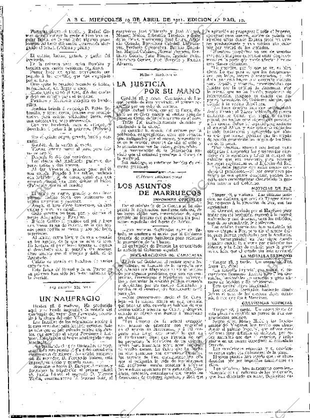 ABC MADRID 19-04-1911 página 10