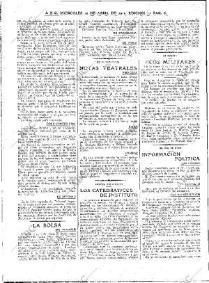 ABC MADRID 19-04-1911 página 6