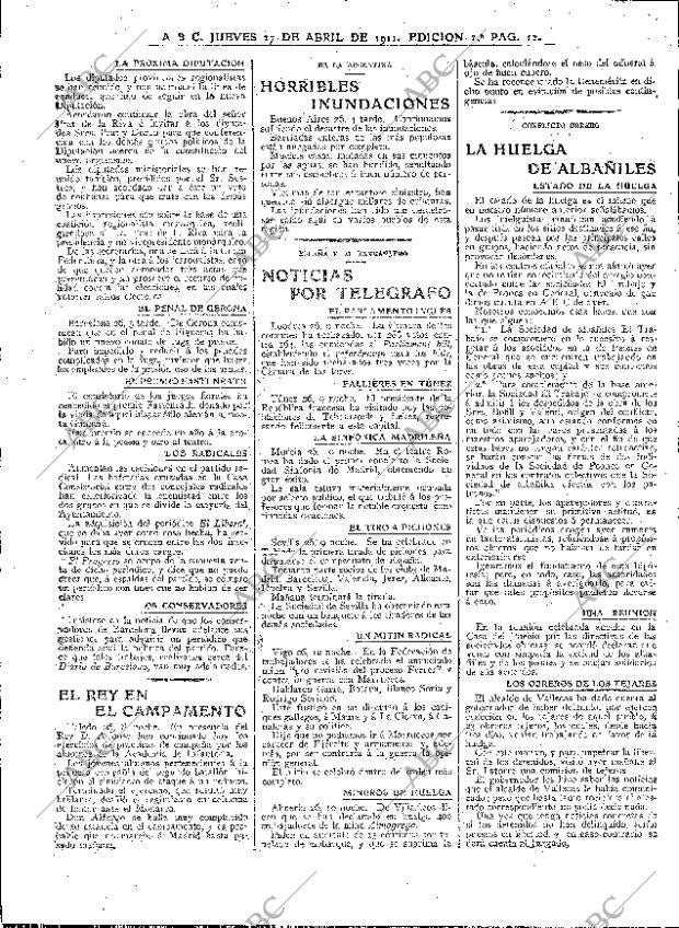 ABC MADRID 27-04-1911 página 12