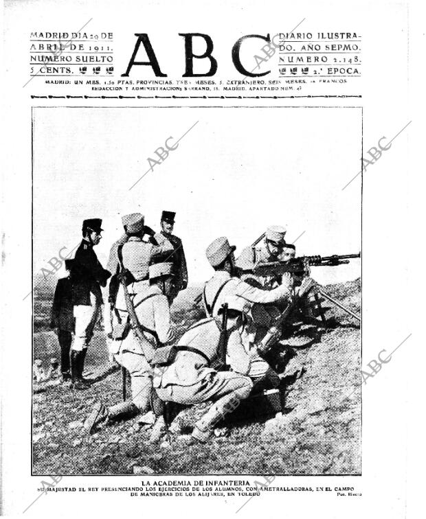 ABC MADRID 29-04-1911 página 1