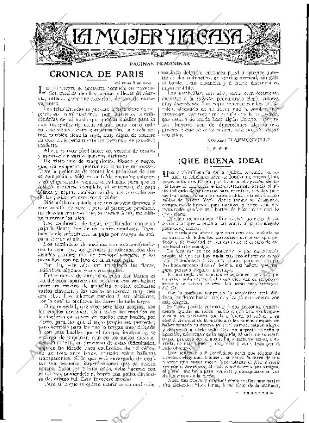 BLANCO Y NEGRO MADRID 07-05-1911 página 14