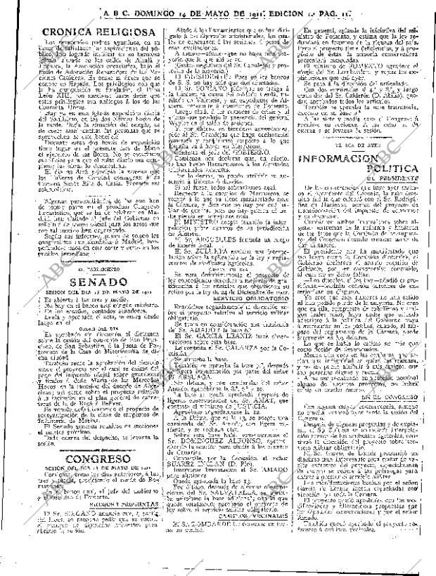 ABC MADRID 14-05-1911 página 11