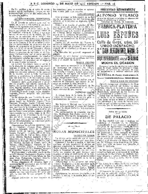 ABC MADRID 14-05-1911 página 12
