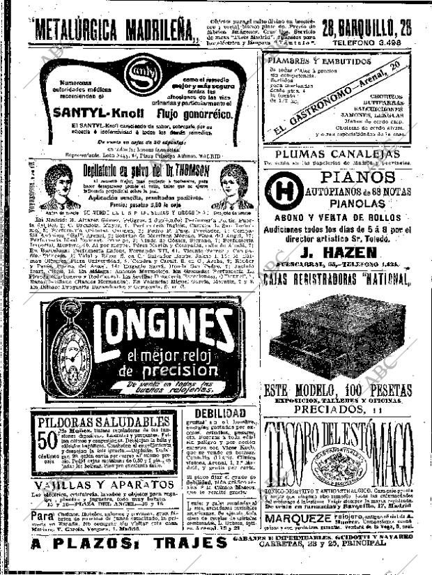 ABC MADRID 14-05-1911 página 22