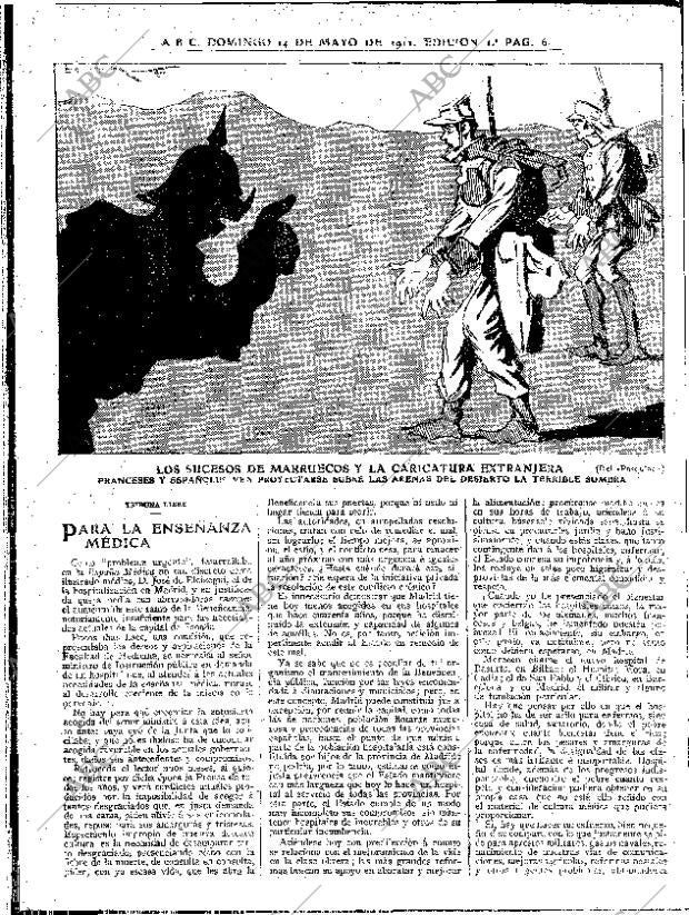 ABC MADRID 14-05-1911 página 6