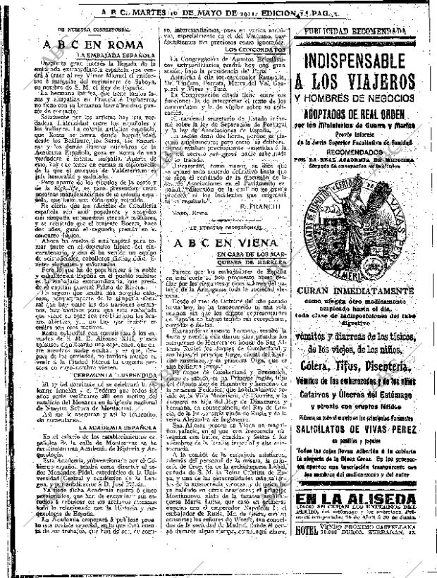 ABC MADRID 16-05-1911 página 2