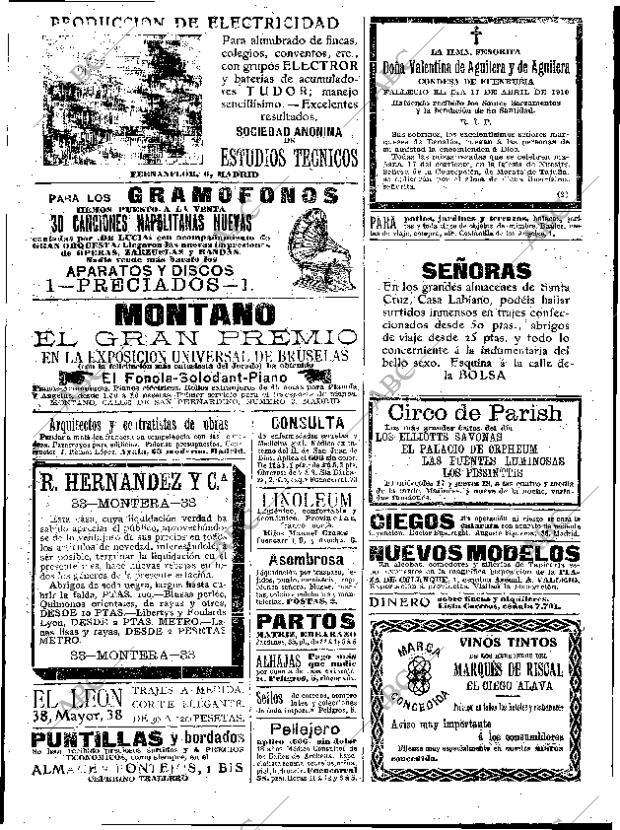 ABC MADRID 16-05-1911 página 23