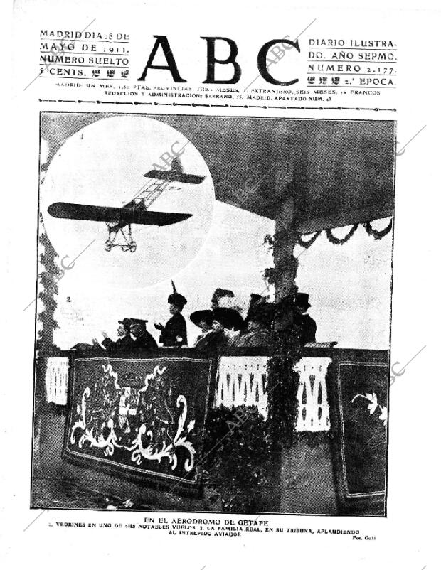 ABC MADRID 28-05-1911 página 1