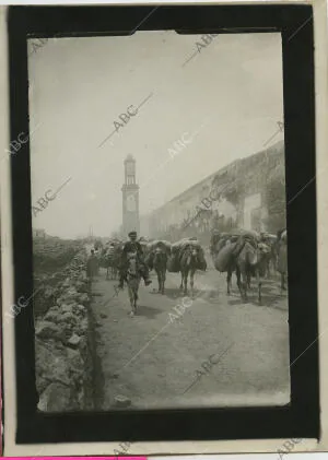 Fez (Marruecos), Junio de 1911 . Guerra de Marruecos. Convoy de Casablanca a Fez