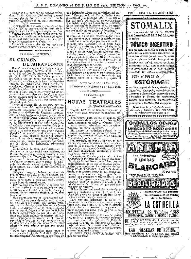 ABC MADRID 16-07-1911 página 10