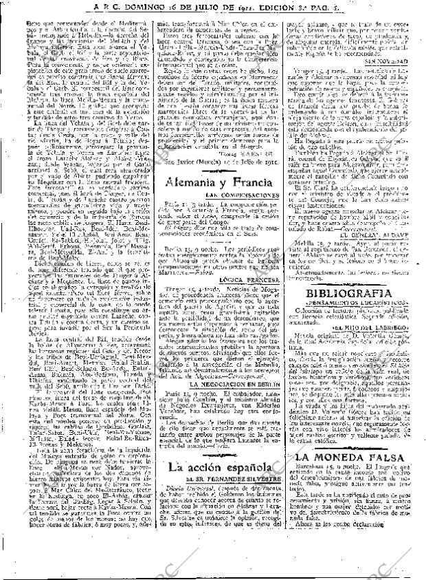 ABC MADRID 16-07-1911 página 5