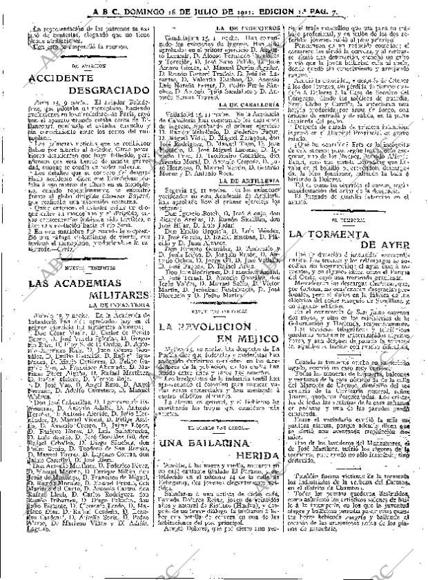 ABC MADRID 16-07-1911 página 7