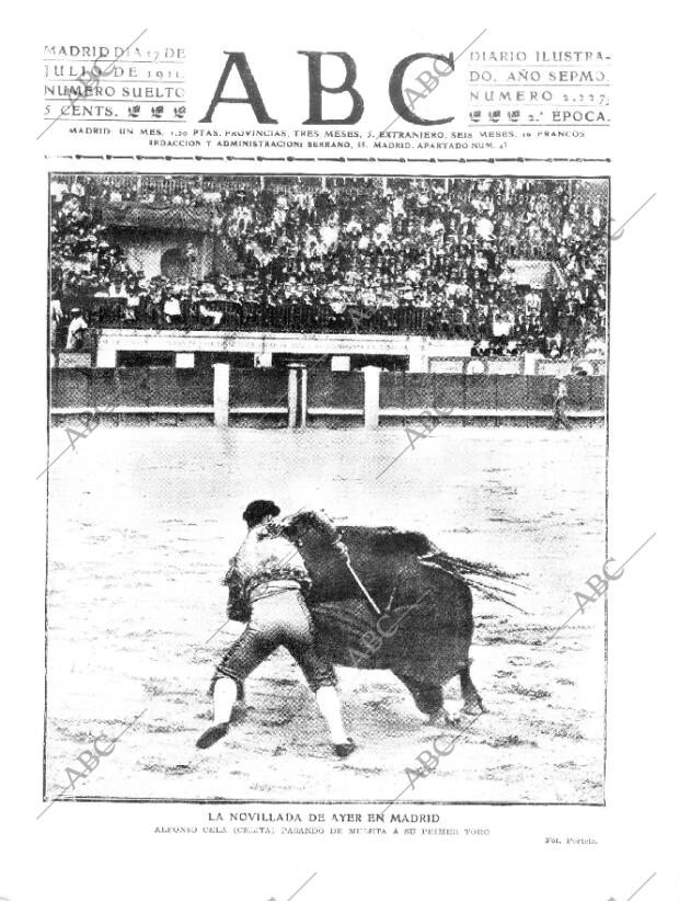 ABC MADRID 17-07-1911 página 1