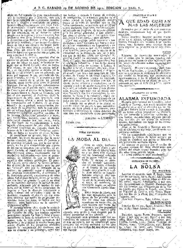 ABC MADRID 19-08-1911 página 5
