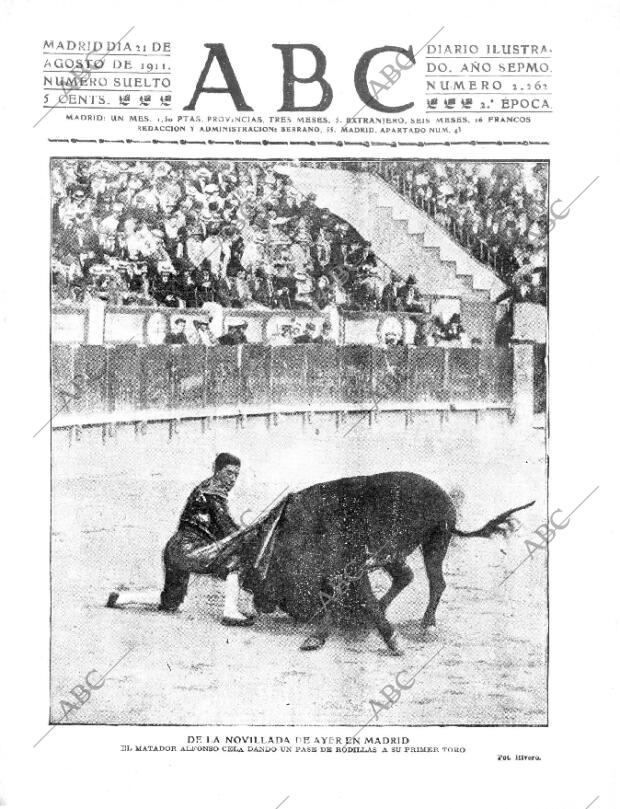 ABC MADRID 21-08-1911 página 1