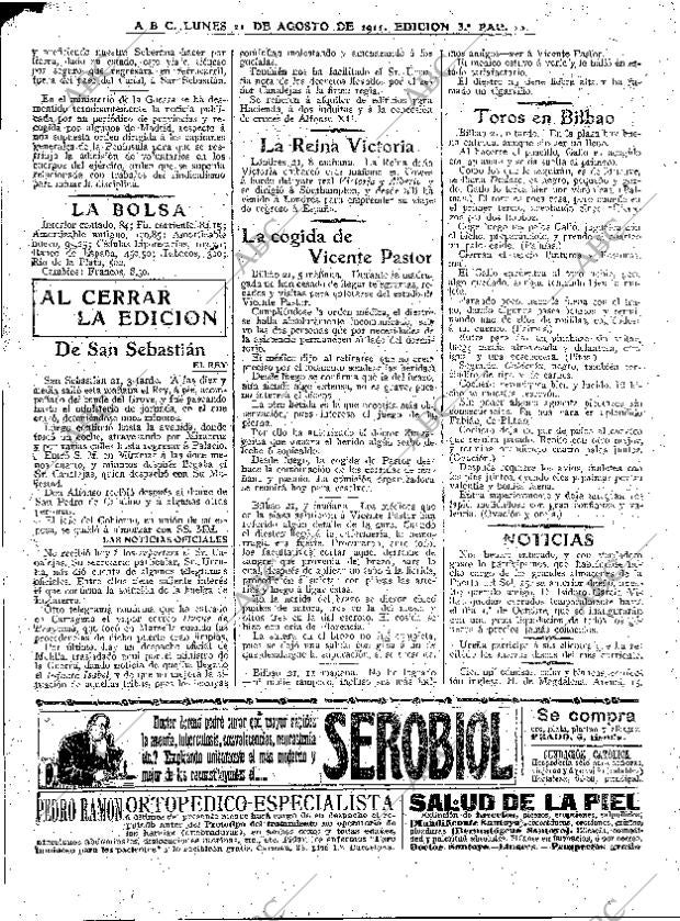 ABC MADRID 21-08-1911 página 15