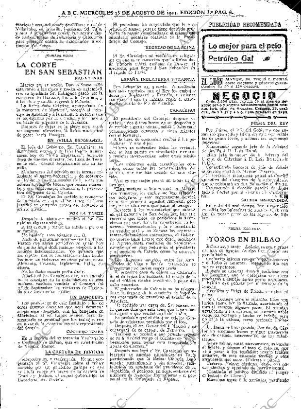 ABC MADRID 23-08-1911 página 8