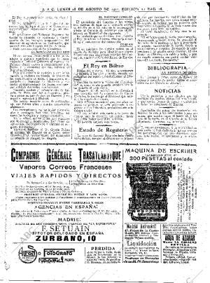ABC MADRID 28-08-1911 página 16