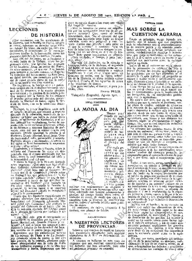 ABC MADRID 31-08-1911 página 4