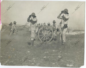 Guerra de Marruecos, 12/019/1911. Artillería