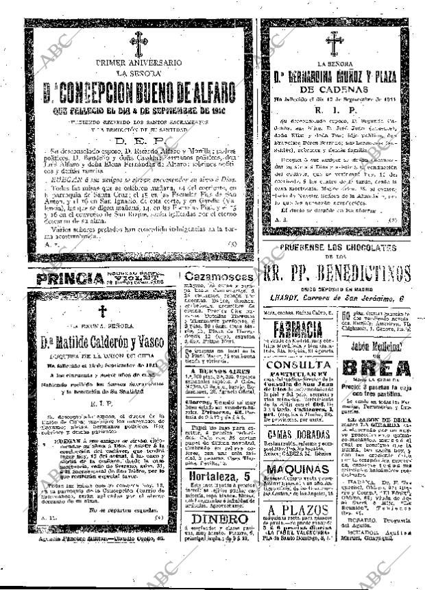 ABC MADRID 13-09-1911 página 16