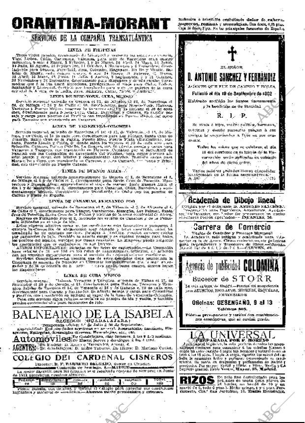 ABC MADRID 18-09-1911 página 19