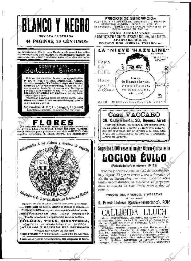 BLANCO Y NEGRO MADRID 24-09-1911 página 2