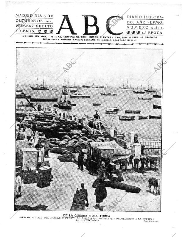 ABC MADRID 09-10-1911 página 1