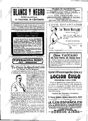 BLANCO Y NEGRO MADRID 15-10-1911 página 2