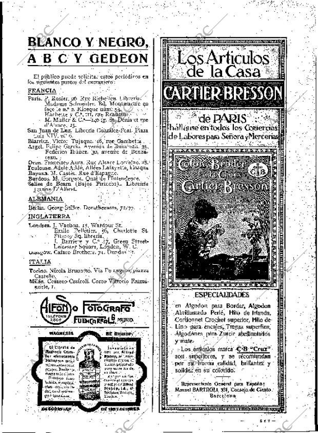 BLANCO Y NEGRO MADRID 15-10-1911 página 3