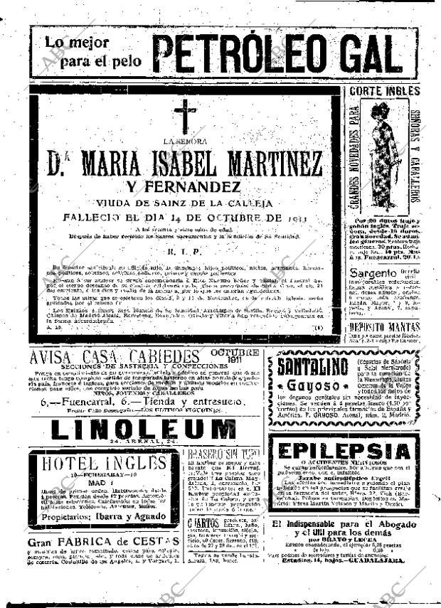 ABC MADRID 20-10-1911 página 4