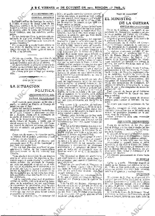 ABC MADRID 20-10-1911 página 6