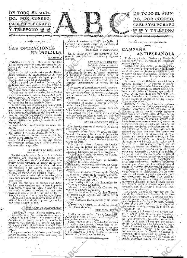 ABC MADRID 22-10-1911 página 5