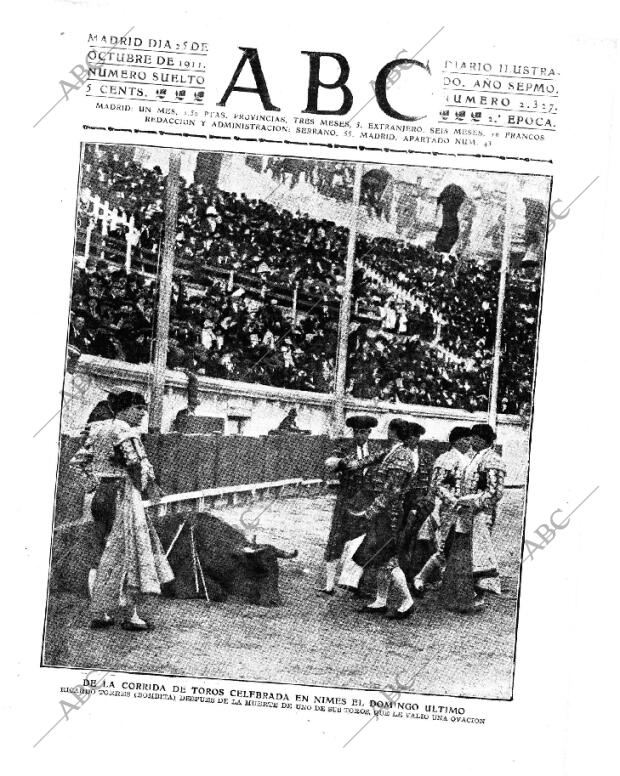 ABC MADRID 25-10-1911 página 1