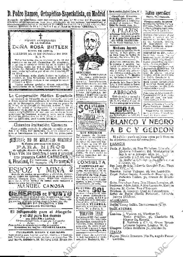 ABC MADRID 25-10-1911 página 16