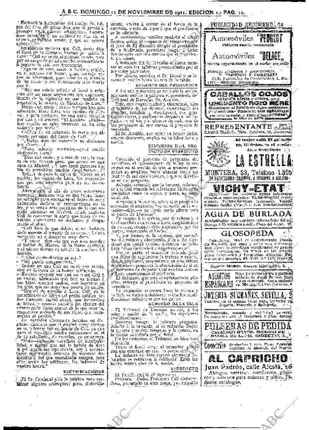 ABC MADRID 12-11-1911 página 10