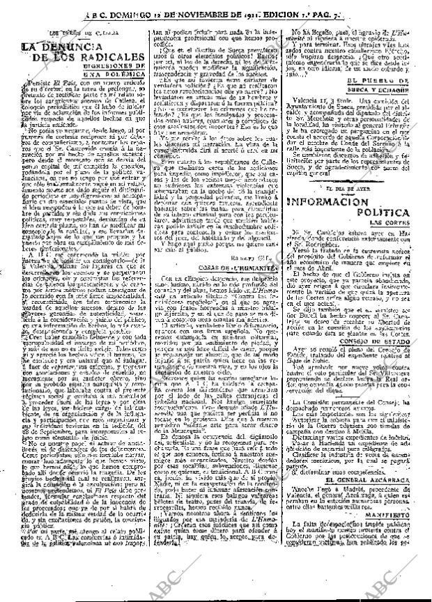 ABC MADRID 12-11-1911 página 7